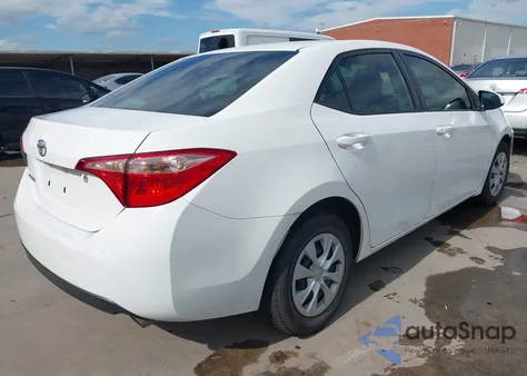 2017 Toyota Corolla L z USA, uszkodzony, nr VIN 5YFBURHE0HP585603